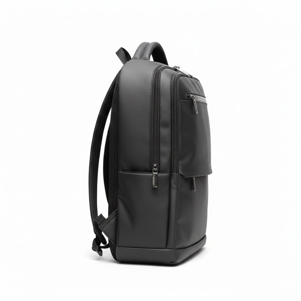 SHADLONG 15.6-Inch Laptop Backpack, Waterproof USB Anti-Theft Black SL-1042B - Image 3