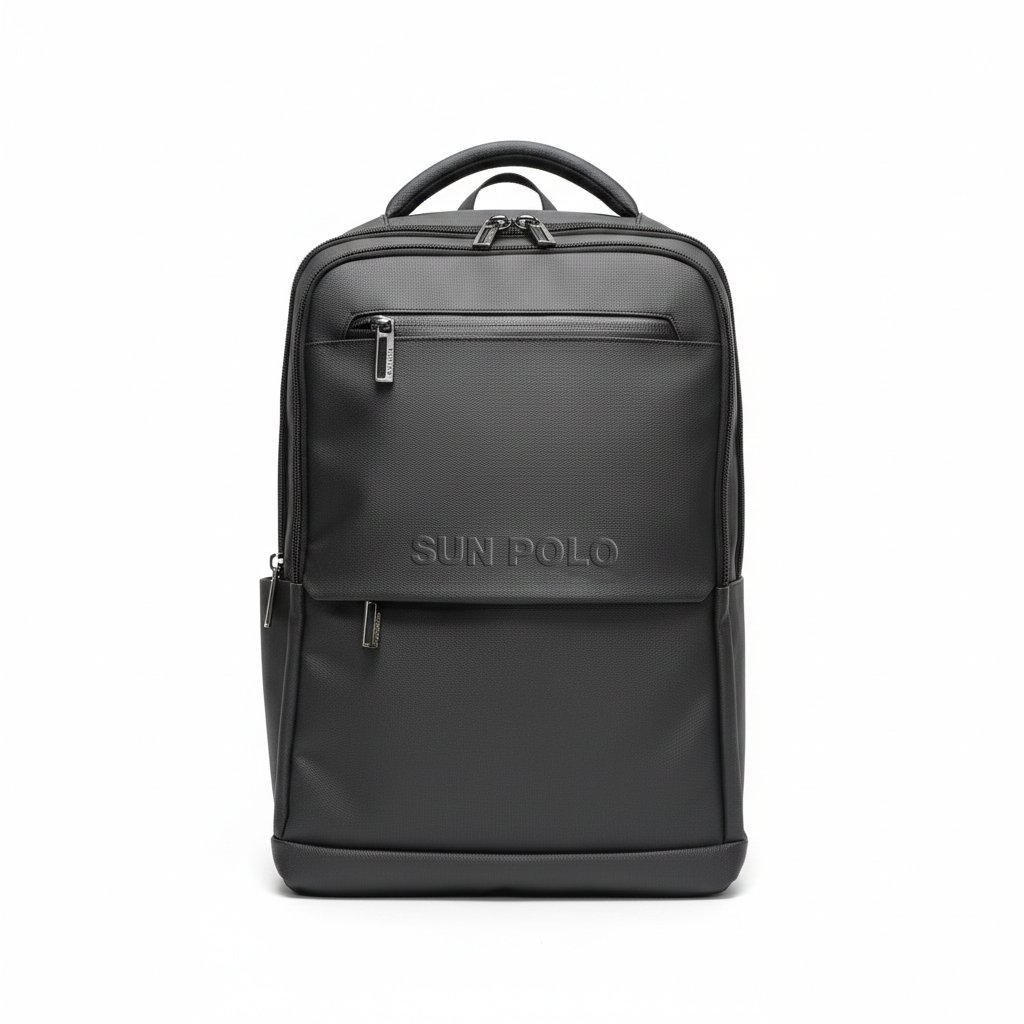 SHADLONG 15.6-Inch Laptop Backpack, Waterproof USB Anti-Theft Black SL-1042B - Image 2