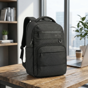 15.6-Inch Waterproof Laptop Backpack with USB Port, Anti-Theft Black DN-6106