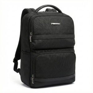 Slim Black Laptop Backpack