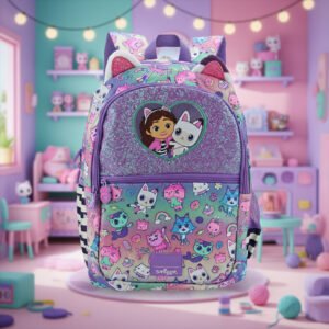 Classic Backpack – Kids School Bag with Adjustable Padded Straps & Side Pockets