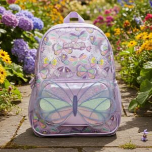 Sparkly & Stylish Kids Backpack - Butterfly Backpack (Purple)