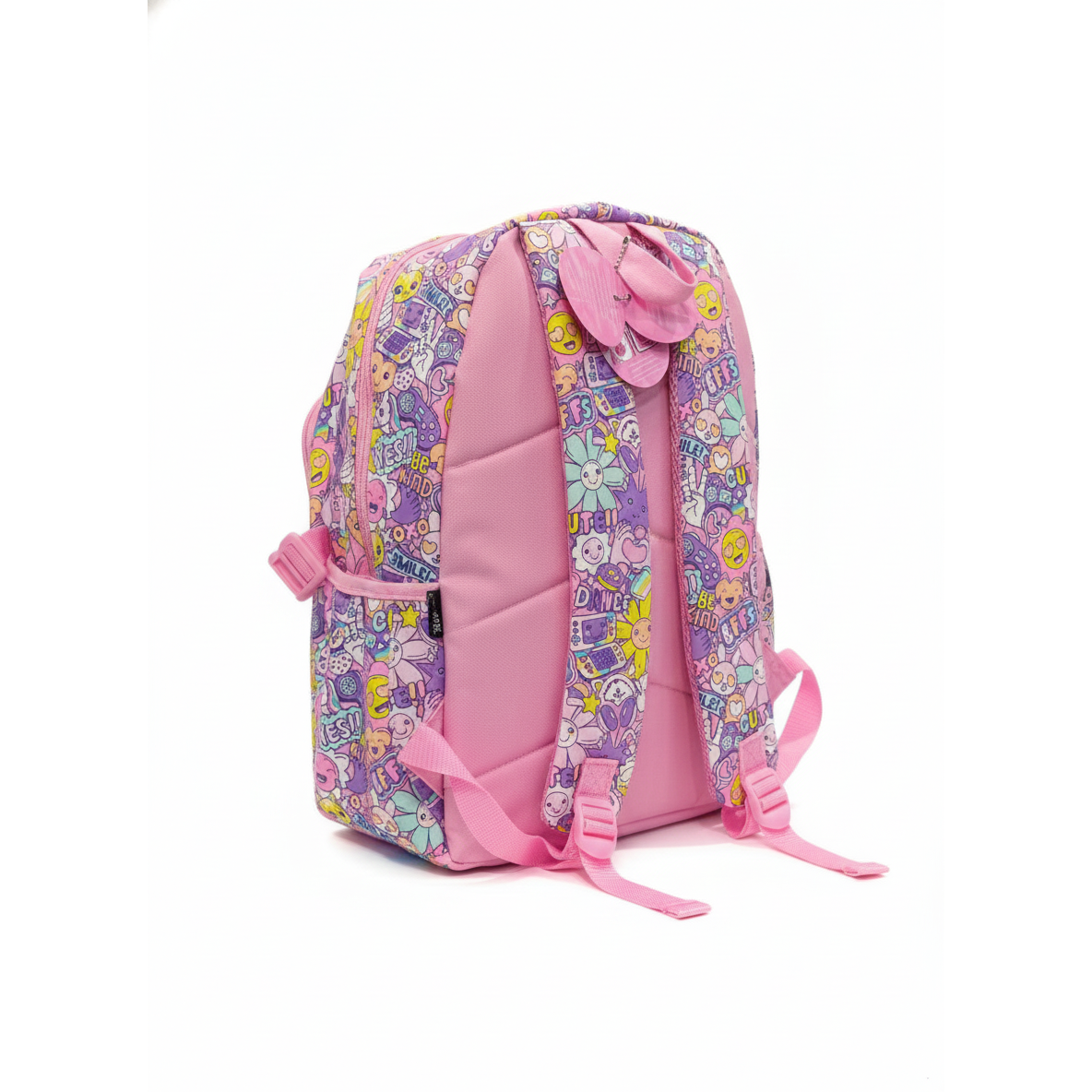 Floral Backpack for Kids – Spacious, Durable School Bag with Multiple Compartments - Image 4