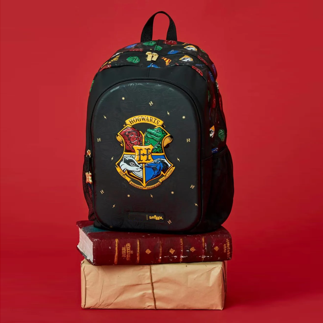 Hard Shell Backpack – 15 Inch Laptop School Bag with Dual Compartments & Bottle Holders