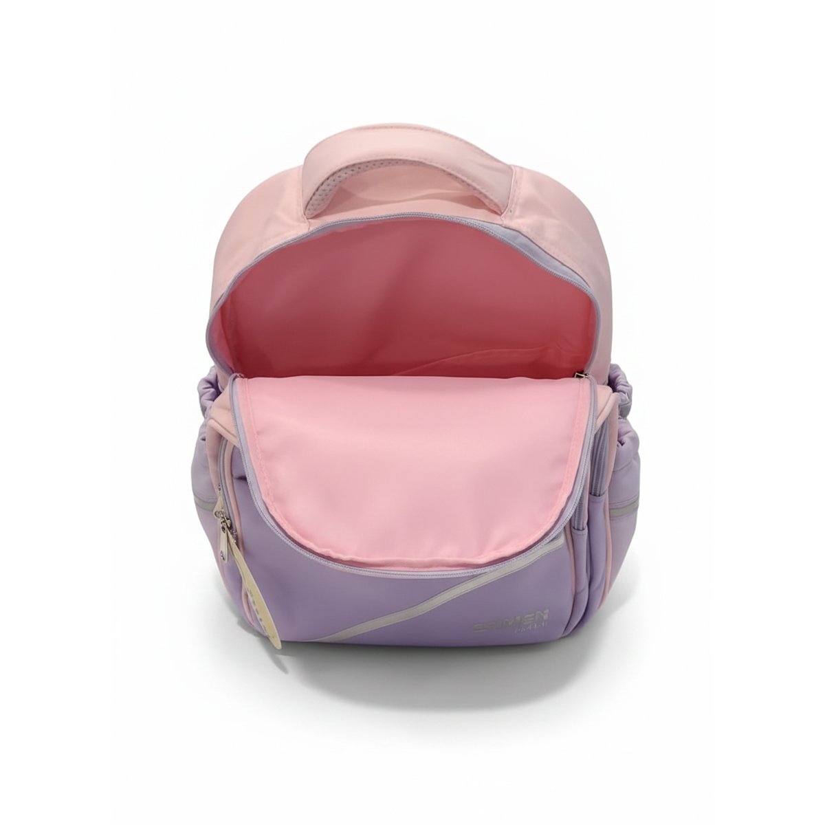 Girls Pink & Purple School Backpack – Lightweight Multi-Compartment Kids Bookbag for Elementary & Kindergarten Students - Image 3