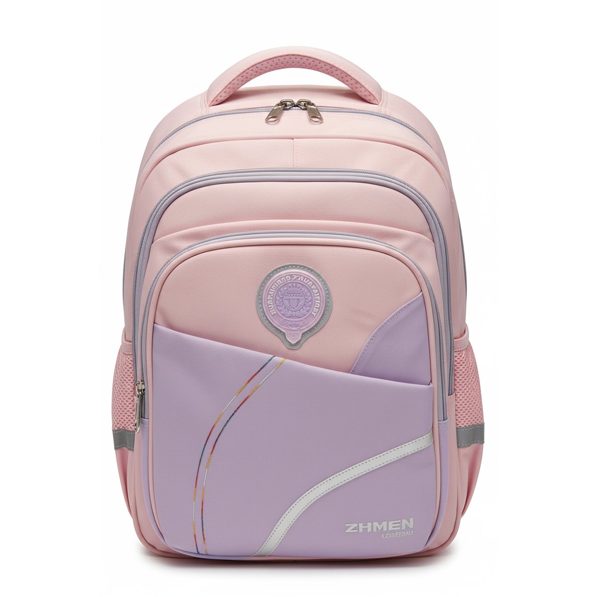 Girls Pink & Purple School Backpack – Lightweight Multi-Compartment Kids Bookbag for Elementary & Kindergarten Students
