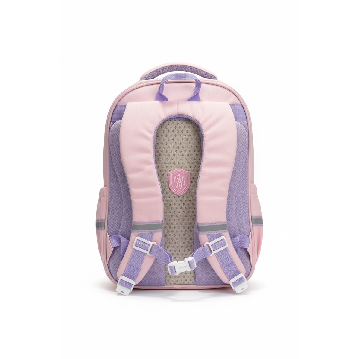 Girls Pastel School Backpack – Cute Pink & Purple Kids Bookbag with Multi Pockets, Lightweight Kindergarten & Elementary Bag - Image 2