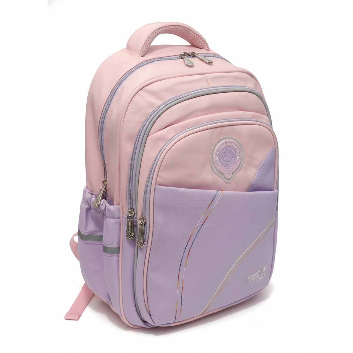 Girls Pink & Purple School Backpack – Lightweight Multi-Compartment Kids Bookbag for Elementary & Kindergarten Students - Image 4