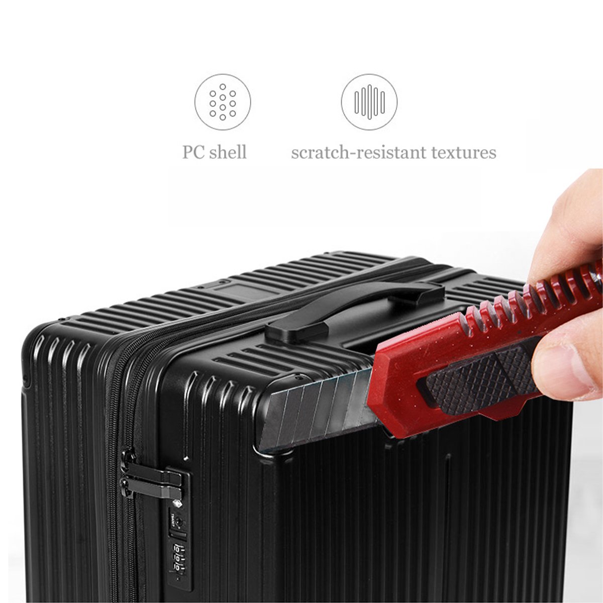 20 Inch & 24 Inch Hard Shell Trolley Luggage Set – Lightweight Spinner Suitcase with TSA Lock & Telescopic Handle - 1802 - Image 6