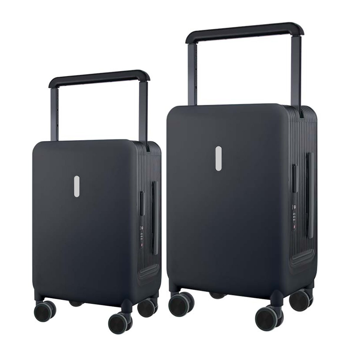 20" & 24" Hard Shell Trolley Luggage Set with TSA Lock – Black Spinner Suitcases - 2501 - Image 2