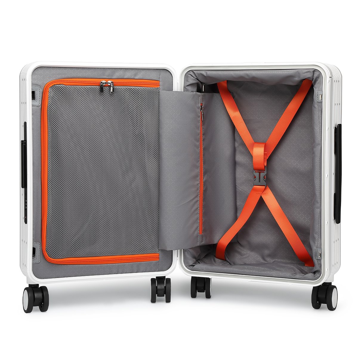 20" & 24" Hard Shell Trolley Luggage Set with Front Laptop Compartment – Spinner Suitcases _ 2306 - Image 7